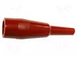 ERISTIN - 5KV - PUNAINEN - PVC - Krokotiili klipsit - BU-29-2 - 1