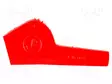 ERISTIN - PUNAINEN - PVC - Krokotiili klipsit - BU-JP-8681-2 - 1