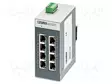 ETHERNET KYTKIN - PORTTIEN LUKU: 8 - 12÷48VDC - RJ45 - Teollisuusverkot - 2891002 - 1