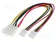 HAAROITIN - MINI MOLEX NAARAS X2,MOLEX-UROS-0,2M - Tietokonekaapelit ja -adapterit - CAB-DC2 - 1