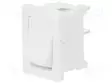 KEINUKYTKIN - SPST - AS: 2 - ON-OFF - 10A/250VAC - VALKOINEN - IP40 - EI OLE - Keinukytkimet - 01801.1101-02 - 1