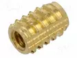 KIERREINSERTTI - MESSINKI - M2 - BN 37915 - PIT: 4,8MM - MUOVIIN - Kierreinsertit - KVT-136M2 - 2
