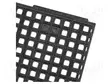 KOMPONENTTIALUSTA - ESD - 10X10X1MM - MUSTA - 140°C - TQFP - WAFFLE TRAY - ESD toimistotarvikkeet - ATS-030-0322 - 2