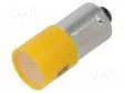 LED LAMPPU - KELTAINEN - BA9S,T10 - 110VDC - 110VAC - MUOVI - -20÷60°C - Merkkivalot ja pienoislamput - 18824122 - 1