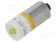 LED LAMPPU - KELTAINEN - BA9S,T10 - 24VDC - 24VAC - MUOVI - -20÷60°C - Merkkivalot ja pienoislamput - 18600352 - 1