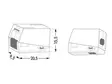 LIGHTING CONNECTOR, 2.5mm, 2 RIGID - 1 FLEXIBLE, 105°, WHITE - WAGO ja muut pikaliittimet - WG224112 - 2