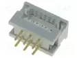 LIITIN: IDC - UROS - PIN: 6 - SEK - SUORA - IDC,THT - - 2,54MM - 2X3 - IDC liittimet - 09181069622 - 1