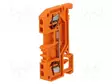 LIITIN: KISKO-279 - 18A - 800V - JOUSIPURISTIN - ORANSSI - 0,08÷1,5MM2 - Kiskoliittimet - 279-902 - 1