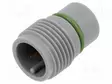 LIITIN: M12 - PIN: 4 - UROS - IP65,IP67 - JUOTETTAVA - KULLATTU - 4A - M12 liittimet - ECM412 - 1
