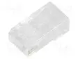 LIITIN: RJ45 - PISTOKE - PIN: 8 - CAT: 6 - SUOJATTU - 8P8C - JOHTOON - IDC - RJ liittimet - 54552 - 1