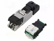 LIITIN: RJ45 - PISTOKE - PIN: 8 - CAT: 6A - SUOJAAMATTOMAT - KULLATTU - RJ liittimet - J00026A2112 - 1