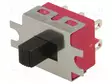 LIUKUKYTKIN - AS: 2 - DPDT - 2A/250VAC - ON-ON - RUUVI-RASTERI: 4,7MM - Mikrokytkimet - IC2105S1M1QE2 - 1