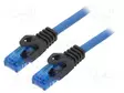 PATCH KAAPELI - U/UTP - CAT 6A - RJ45-PISTOKE,MOLEMMIN PUOLIN - CU - 2M - RJ45 Ethernet kaapelit - CPP002 - 1