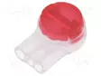 PIKALIITIN - PRESSLOK - JOHTOON - IDC - PUNAINEN - 19AWG÷26AWG - NAVAT: 1 - WAGO ja muut pikaliittimet - SL-UR-2 - 1