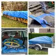 TARPAULIN - BLUE/KHAKI - STRONG - 2 x 2 m - Pressut ja peitteet - 110-0202 - 3