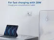 USB-C & USB-A Charger 20W with Power Delivery PPS, Quick Charge, GaNFast - Hakkuriteholähteet - ACTAC2122 - 5