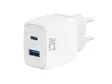 USB-C & USB-A Charger 20W with Power Delivery PPS, Quick Charge, GaNFast - Hakkuriteholähteet - ACTAC2122 - 1