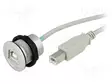USB-PISTORASIA - 22MM - HAR-PORT - Ø22,3MM - IP20 - HOPEA - PIT: 1,5M - Taulukytkimien lisävarusteet - 09454521912 - 1