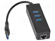 USB HUB - RJ45-PISTORASIA,USB A-PISTORASIA X3,USB A-PISTOKE - Tietokonetarvikkeet - muut - AK-AD-32 - 1