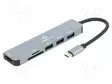 USB HUB - USB 2.0,USB 3.1 GEN 1 - CABLEXPERT - PNP - HARMAA - 5GBPS - Tietokonetarvikkeet - muut - A-CM-COMBO6-02 - 1