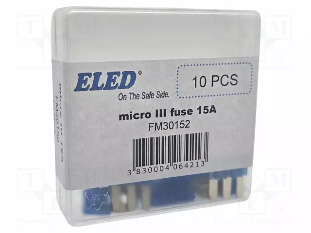 15A - 32VDC - AUTOSULAKE - 14,3MM - Autosulakkeet - FM30152 - 1