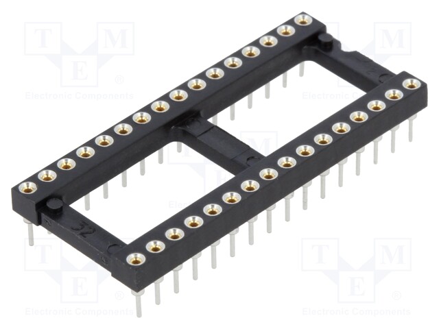 16+16 POS. FEMALE DIL PYSTYMALLI THROUGHBOARD IC SOCKET - IC kannat - holkki - D2832-42 - 1