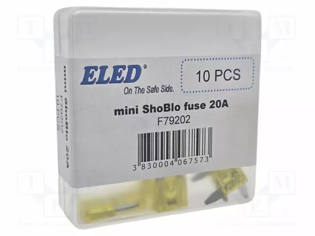 20A - 32VDC - AUTOSULAKE - 11,2MM - 11,2X4X17MM - Autosulakkeet - F79202 - 1