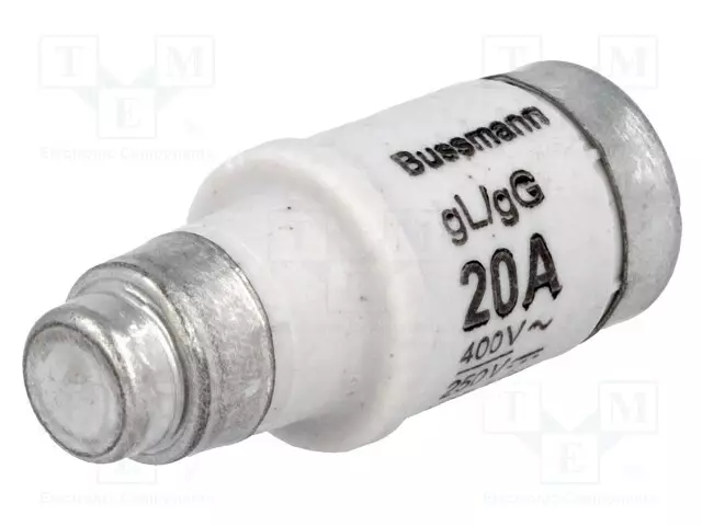 D02 - KERAAMINEN,TEOLLISUUSSULAKE - 20A - Sulakkeet D - 20NZ02 - 1