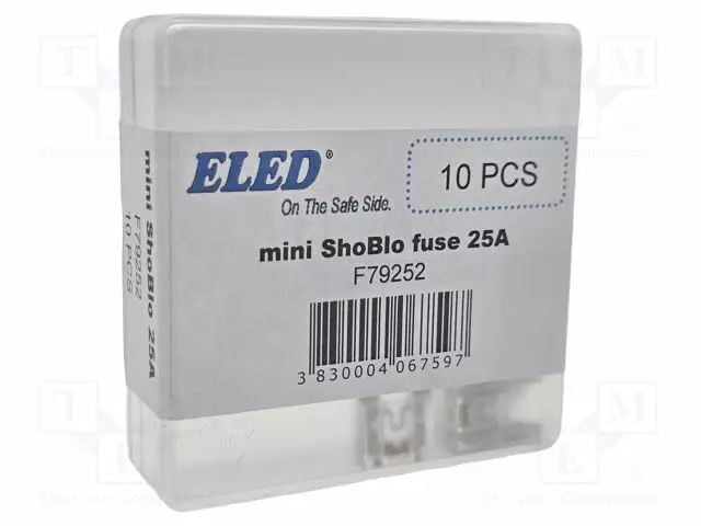 AUTOSULAKE - 25A - 32VDC - 11,2MM - 11,2X4X17MM - Autosulakkeet - F79252 - 1