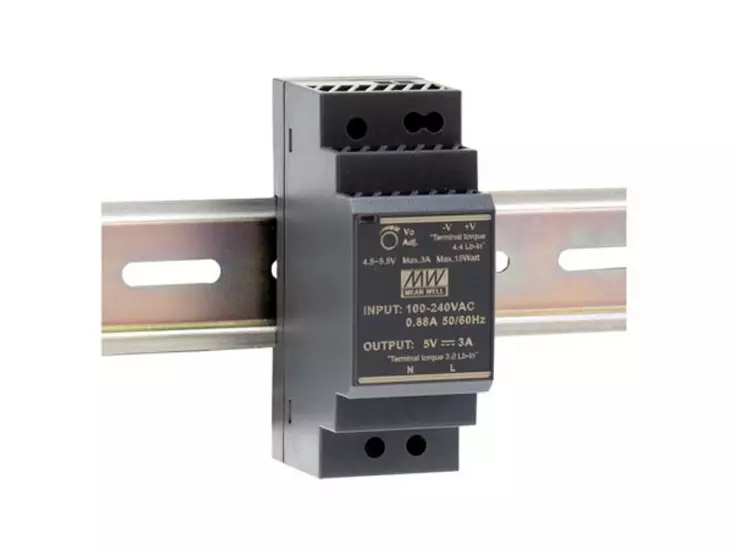 30 W SINGLE OUTPUT INDUSTRIAL DIN RAIL POWER SUPPLY 12 V 2 A - Teollisuushakkuriteholähteet - HDR-30-12 - 1