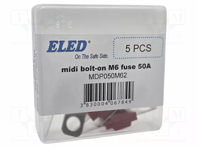 AUTOSULAKE - 50A - 58VDC - 41MM - M6-RUUVI - Autosulakkeet - MDP050M62 - 1