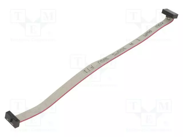 5+5 POS. FEMALE DIL CABLE ASSEMBLY 150MM DOUBLE-END - Piirilevyliittimet - M50-9100542 - 1