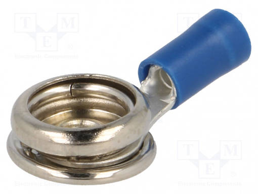 BANAANIPUNAINENUKTORI / NÄPPÄINKIINNITIN - ESD - PURISTUS - 4MM - ESD lisätarvikkeet - ERS-305526012 - 1