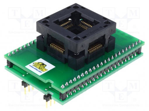 ADAPTERI: DIL44-TQFP44 - 5÷40°C - 0,8MM - Ohjelmointilaitteet - DIL44TQFP44-2 - 1