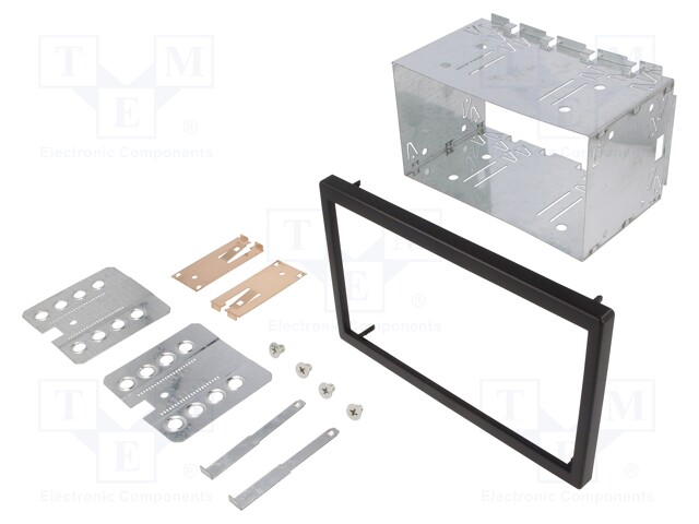 AUTORADION KEHYS - ALFA ROMEO - 2 DIN - MUSTA - Kehykset autoradioille - RAM-40.194.2 - 1