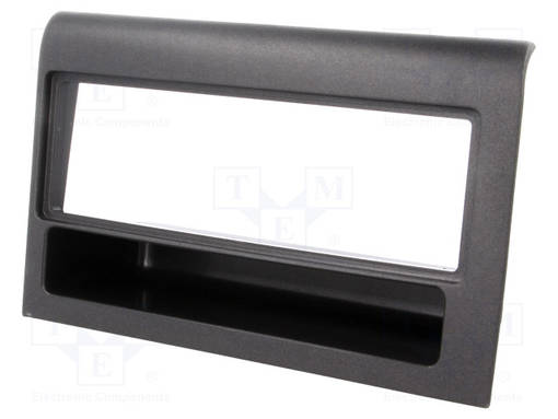 AUTORADION KEHYS - ALFA ROMEO,LANCIA - 1 DIN - MUSTA - Kehykset autoradioille - RAM-40.062 - 1