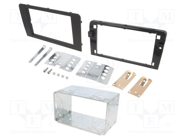 AUTORADION KEHYS - AUDI - 2 DIN - MUSTA - Kehykset autoradioille - RAM-40.1032 - 1