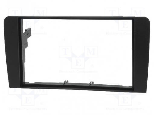 AUTORADION KEHYS - AUDI - 2 DIN - MUSTA - Kehykset autoradioille - RAM-40.177.2 - 1