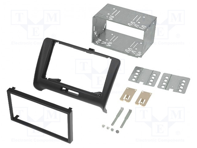AUTORADION KEHYS - AUDI - 2 DIN - MUSTA - Kehykset autoradioille - RAM-40.240.2 - 1