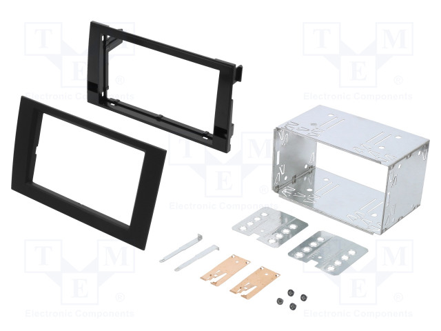 AUTORADION KEHYS - AUDI,SEAT - 2 DIN - MUSTA - Kehykset autoradioille - RAM-40.138.2 - 1
