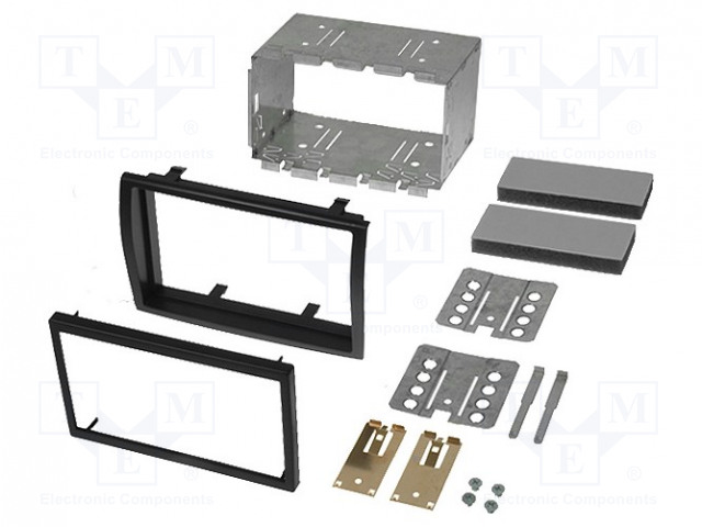 AUTORADION KEHYS - CITROËN,FIAT,PEUGEOT - 2 DIN - ANTRASIITTI - Kehykset autoradioille - RAM-40.205.2 - 1