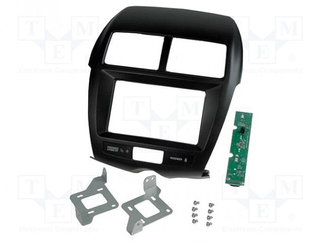 AUTORADION KEHYS - MITSUBISHI - 2 DIN - MUSTA - Kehykset autoradioille - RAM-40.402 - 1