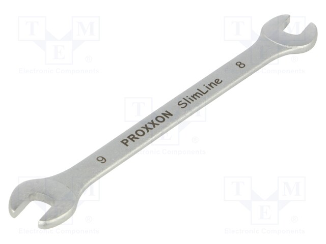 WRENCH: FLAT - DOUBLE-SIDED - 8MM,9MM - CHROM-VANADIUM STEEL - Vääntötyökalut ja kiintolenkit - PR23832 - 1