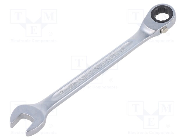 WRENCH: COMBINATION SPANNER - RATTLE - 12MM - CHROMIUM PLATED STEEL - Vääntötyökalut ja kiintolenkit - ST-41171212 - 1