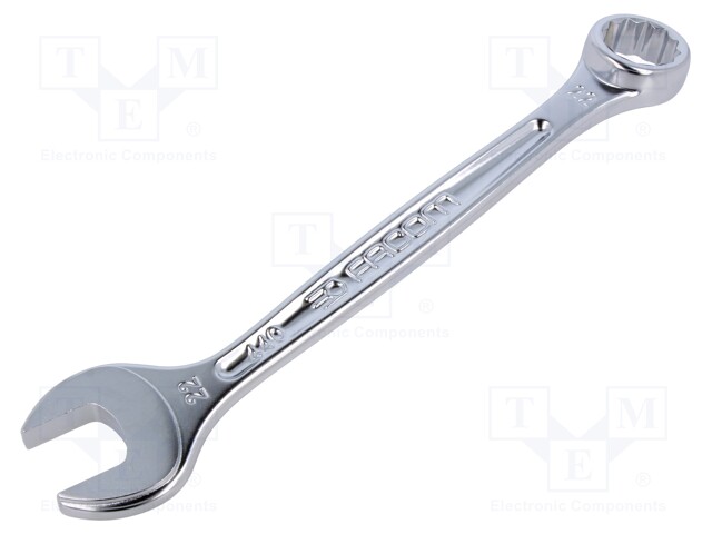WRENCH: COMBINATION SPANNER - DOUBLE-SIDED - 22MM - L: 248MM - SATIN - Vääntötyökalut ja kiintolenkit - FACOM-440.22 - 1