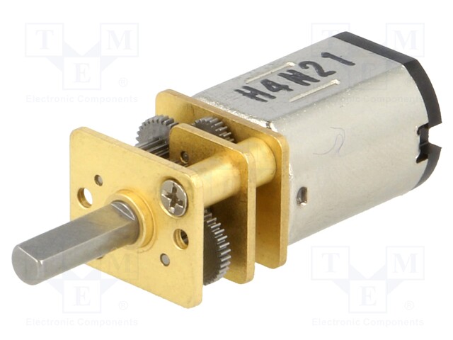 DC MOOTTORI VAIHTEELLA - HPCB 12V - 12VDC - 750MA - AKSELI: D UURRE - DC moottorit - POLOLU-3042 - 1