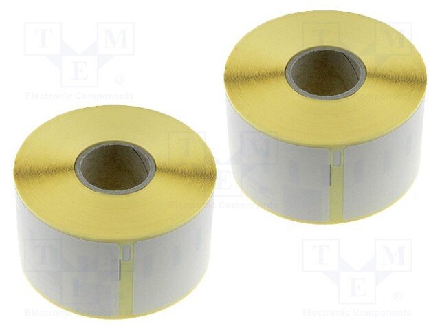 ETIKETTI - 89MM - 36MM - VALKOINEN - MERKIN VÄRI: MUSTA - 2RLL. - Tarratulostimet ja merkitsijät - DYMO.99012 - 1