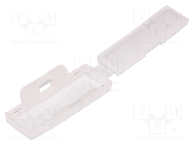 ETIKETTI - LUONNOLLINEN - LÄPILADOTTAVA - NIPPUSITEET - W: 8MM - L: 29MM - Kaapeleiden merkintä - KMK-2 - 1