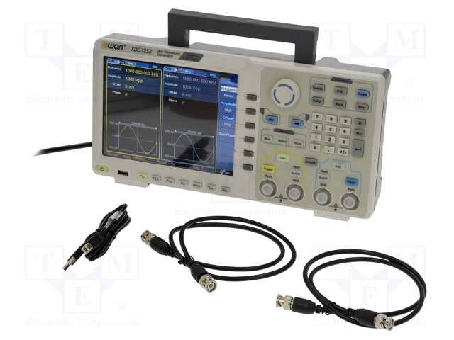 LABORATORY GENERATOR: ARBITRARY, FUNCTION - 250MHZ - LCD 8" - CH: 2 - Funktiogeneraattorit ja taajuuslaskimet - XDG3252 - 1