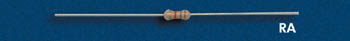 HIILIKALVOVASTUS 2M2 5% (RA2M2) - Hiilikalvovastukset - 0.25W-2M2 - 1
